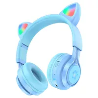 Наушники Hoco W39 Cat ear Blue