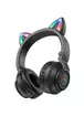 Bluetooth наушники BOROFONE BO18 Cat ear Черный