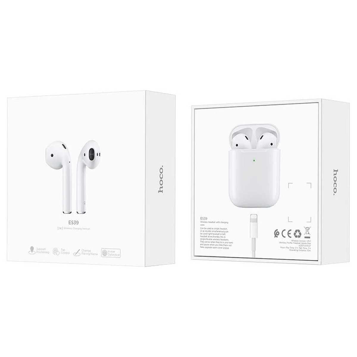 Bluetooth навушники Hoco ES39 Білий