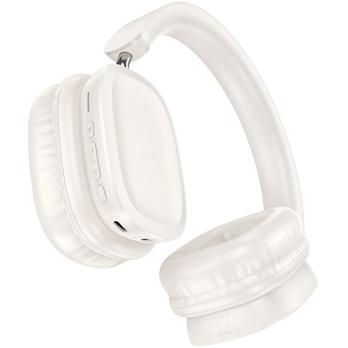 Накладные беспроводные наушники Hoco W51 Delightful Milky White