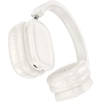 Накладные беспроводные наушники Hoco W51 Delightful Milky White