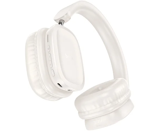 Накладные беспроводные наушники Hoco W51 Delightful Milky White