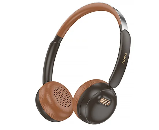 Накладні бездротові навушники Hoco W62 Verso retro Brown