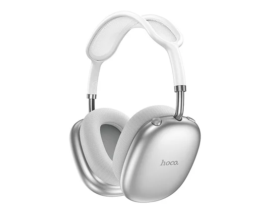 Накладные беспроводные наушники Hoco W55 Plus Happiness ANC noise reduction Silver