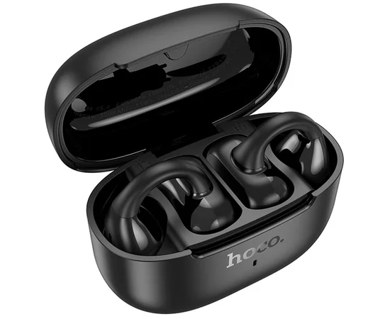 Бездротові TWS навушники Hoco EA9 Clear sound clip-on Black