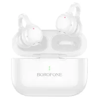 Беспроводные TWS наушники Borofone BW95 Cancion clip-on White