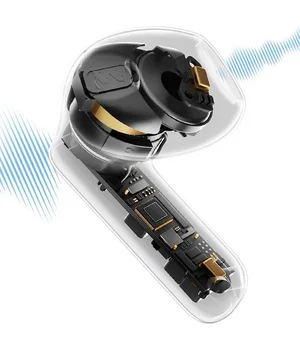 Бездротові навушники TWS Baseus Bass BS1 Adaptive ANC (A00101) Cosmic Black