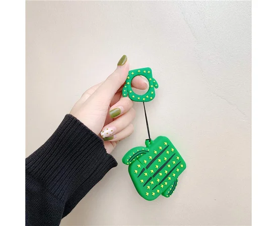 Силиконовый футляр Smile Fruits series для наушников AirPods Cactus