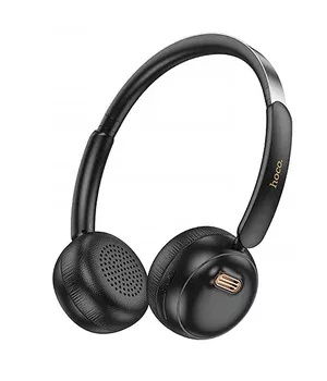 Накладные беспроводные наушники Hoco W62 Verso retro Black