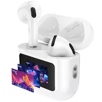 Беспроводные TWS наушники Hoco EW73 Randy with Touch Screen White