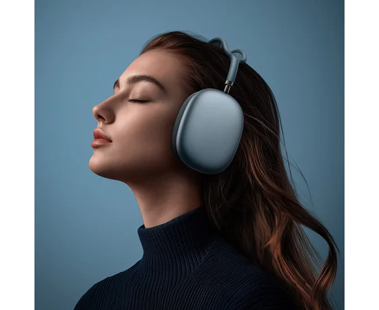 Накладні бездротові навушники BOROFONE BO35 Adorable Blue