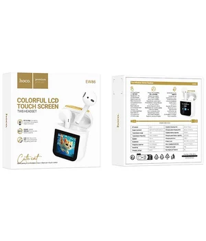 Беспроводные TWS наушники Hoco EW86 Cat White