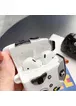 Силіконовий футляр Gamepad для навушників AirPods Білий