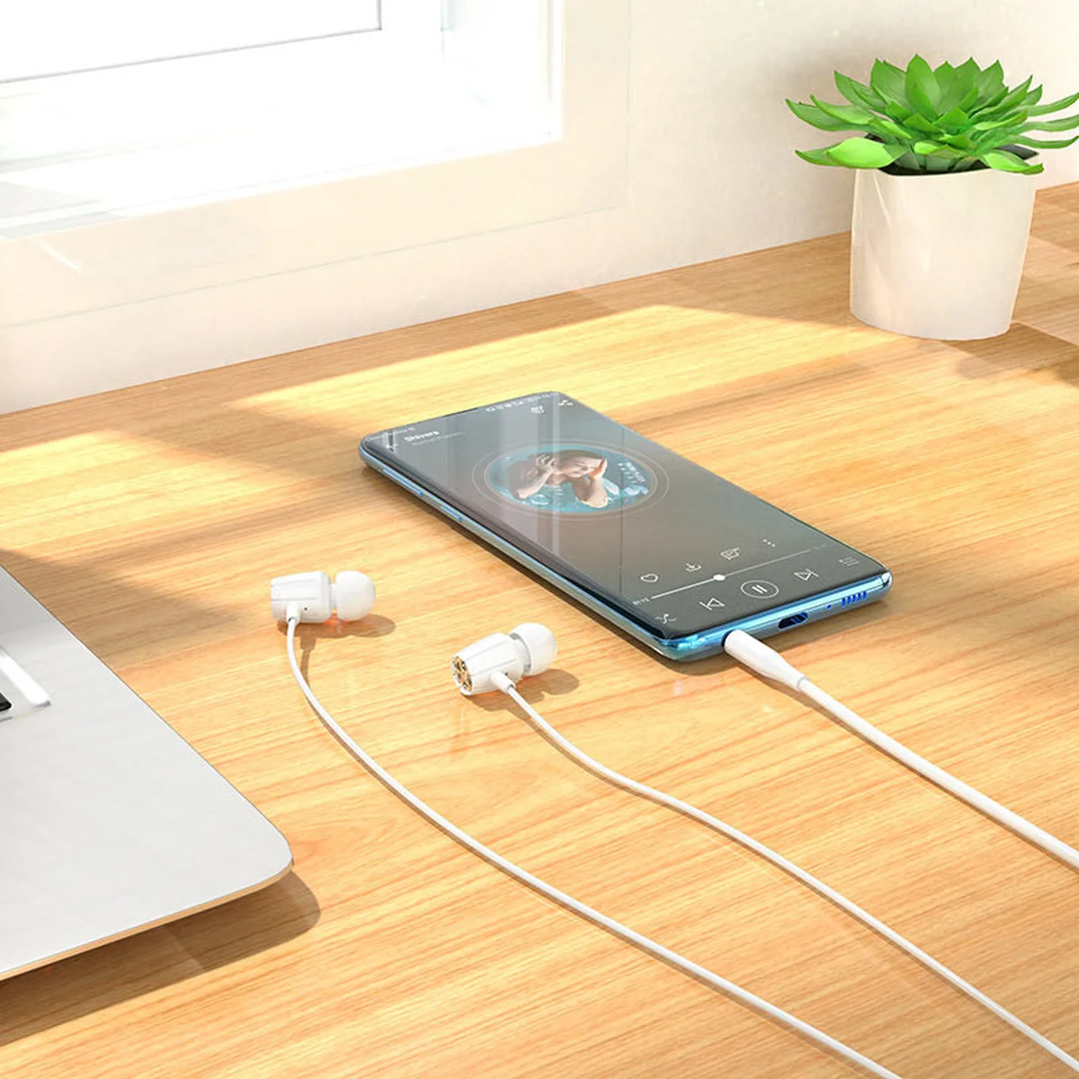 Стерео Навушники Hoco M88 with microphone Білий