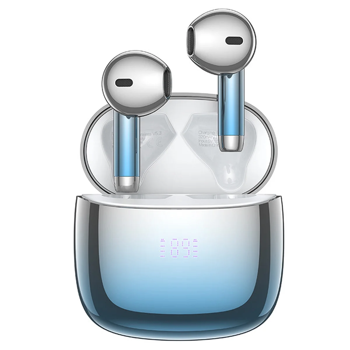 Беспроводные TWS наушники Hoco EW62 Glitter Blue glaze