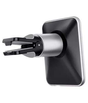 Автодержатель с БЗУ Borofone BH43 Magnetic 15W Black steel