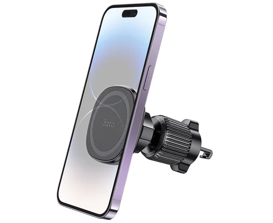 Автодержатель Hoco H34 Cheeatag magnetic ring (air outlet) Black