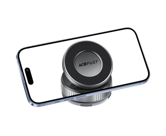 Автодержатель Acefast E27 Vacuum Suction Magnetic Gray