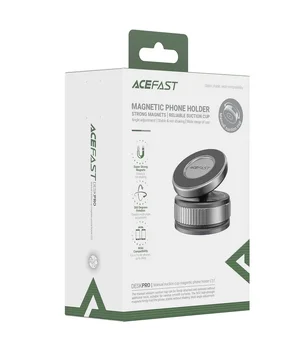 Автодержатель Acefast E27 Vacuum Suction Magnetic Gray
