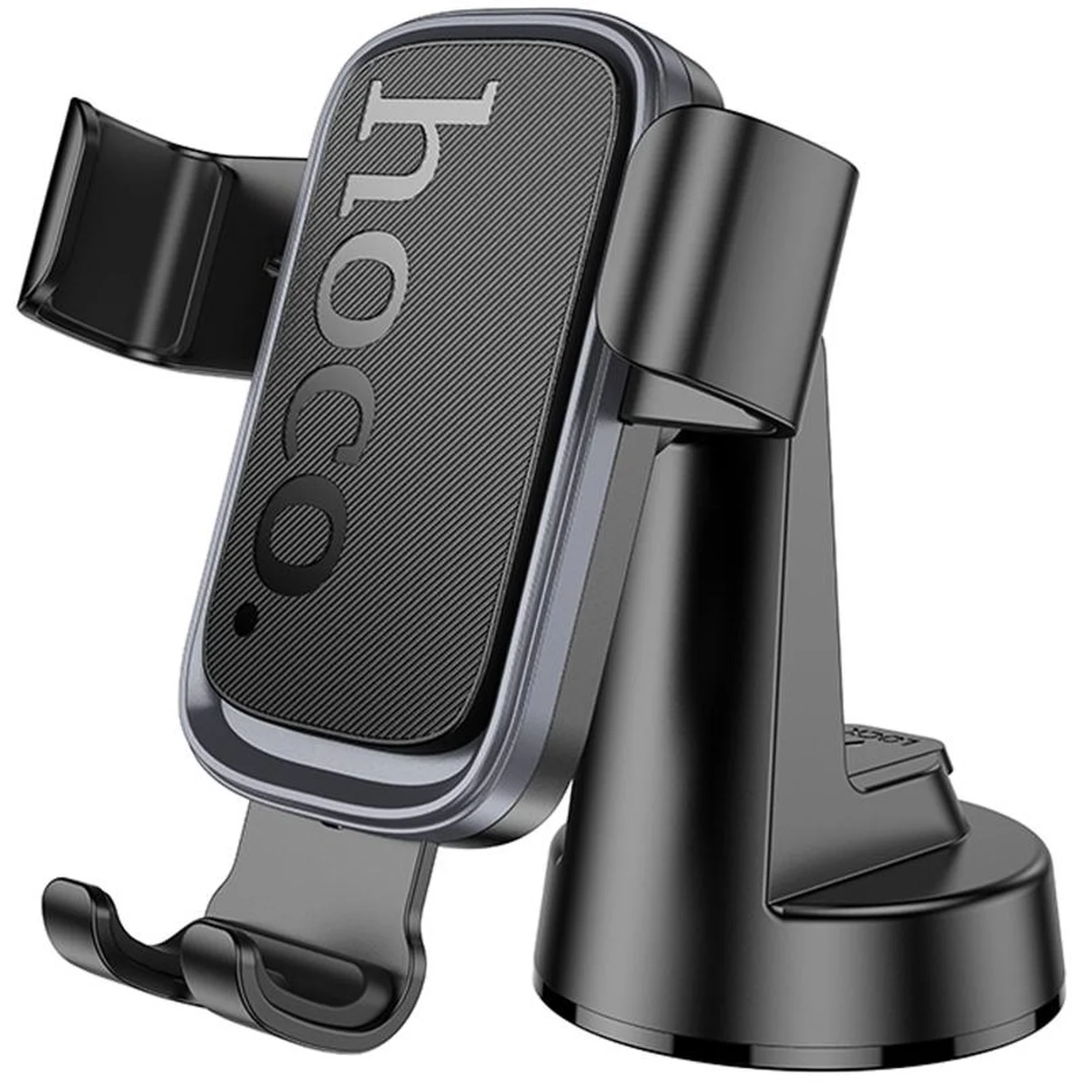 Автодержатель Hoco H81 Vista Gravity (center console) Black / Metal gray