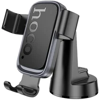 Автодержатель Hoco H81 Vista Gravity (center console) Black / Metal gray