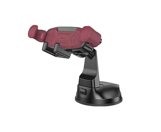 Автодержатель Hoco H67 Gamble gravity linkage (center console) Black / Red