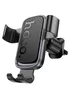 Автодержатель Hoco H80 Vista gravity (air outlet) Black / Metal gray