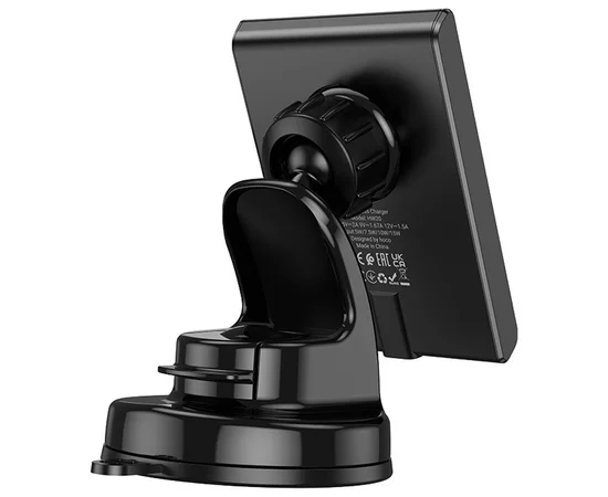 Автодержатель с БЗУ Hoco HW20 Precious (center console) Black