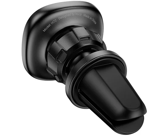 Автодержатель Hoco H72 Crown magnetic (air outlet) Black / Metal gray