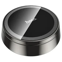 Автодержатель Hoco H83 Metal ring magnetic (center console) Metal grey