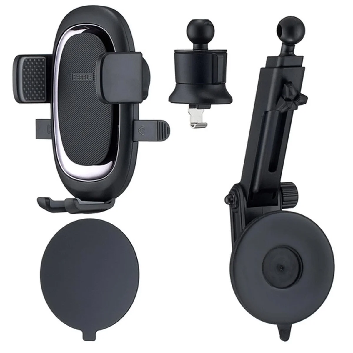 Автодержатель Baseus UltraControl Pro Series Clamp-Type (C40351600113-0) Cluster Black