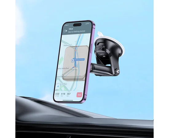 Автодержатель Hoco H41 Climber magnetic (center console) Black