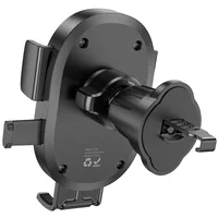 Автодержатель Hoco H18 Mighty one-button (air outlet) Black