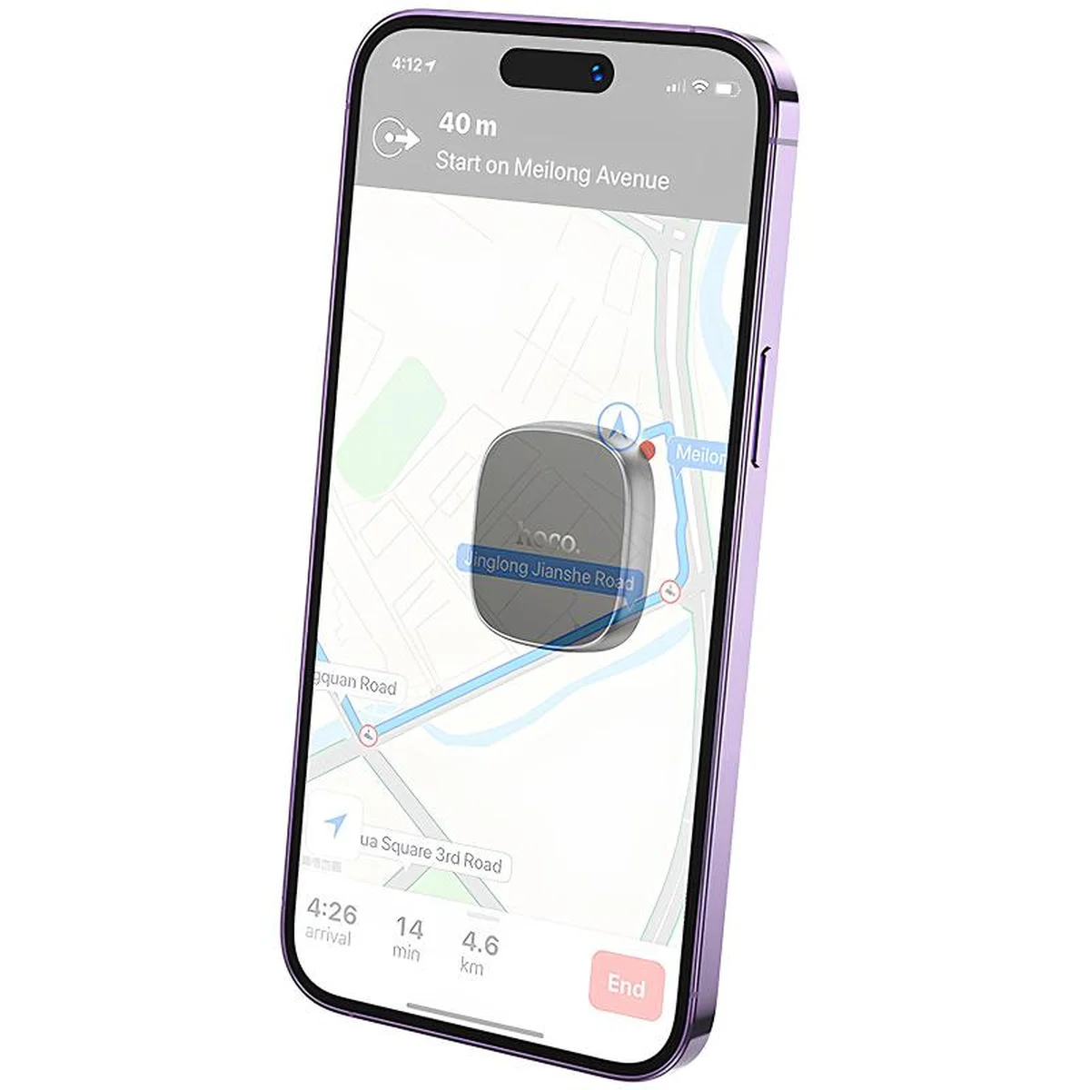 Автодержатель Hoco H52 Ultimate magnetic Deep space gray