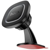 Автодержатель Hoco H73 Crown magnetic (center console) Black / Metal gray