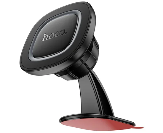 Автодержатель Hoco H73 Crown magnetic (center console) Black / Metal gray