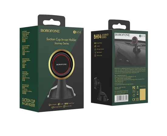 Автодержатель Borofone BH14 Черно - красный