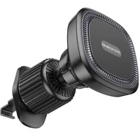 Автодержатель Borofone BH96 NT Ice ring magnetic (air outlet) Black / Gray