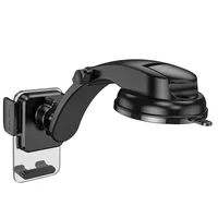 Автодержатель Hoco CA118 Delicate press type (center console) Space Black