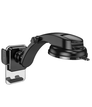 Автодержатель Hoco CA118 Delicate press type (center console) Space Black