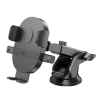 Автодержатель Hoco H19 Mighty one-button (center console) Black