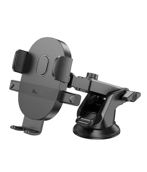 Автодержатель Hoco H19 Mighty one-button (center console) Black