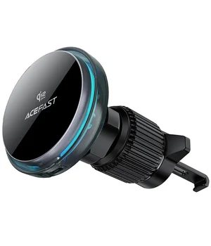 Автодержатель с БЗУ Acefast D61 Magnetic Wireless Charging 15W Gray