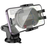 Автоутримувач Borofone BH134 Rio push-type (center console) Black