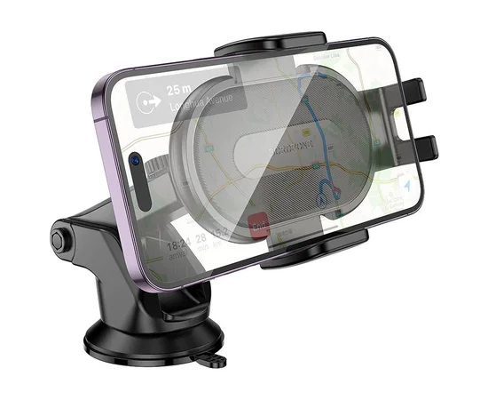 Автодержатель Borofone BH134 Rio push-type (center console) Black