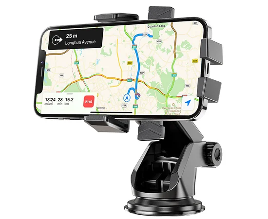 Автодержатель Hoco CA83 David one-button (center console) Black