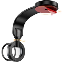 Автодержатель Hoco H71 Totem Ring magnetic (center console) Black metal gray