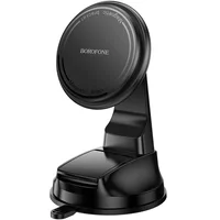 Автоутримувач Borofone BH136 Parker ring magnetic (center console) Black