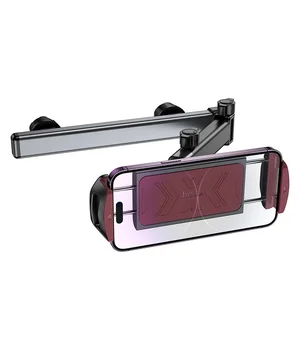 Автодержатель Hoco H69 Gamble telescopic на подголовник Black / Red