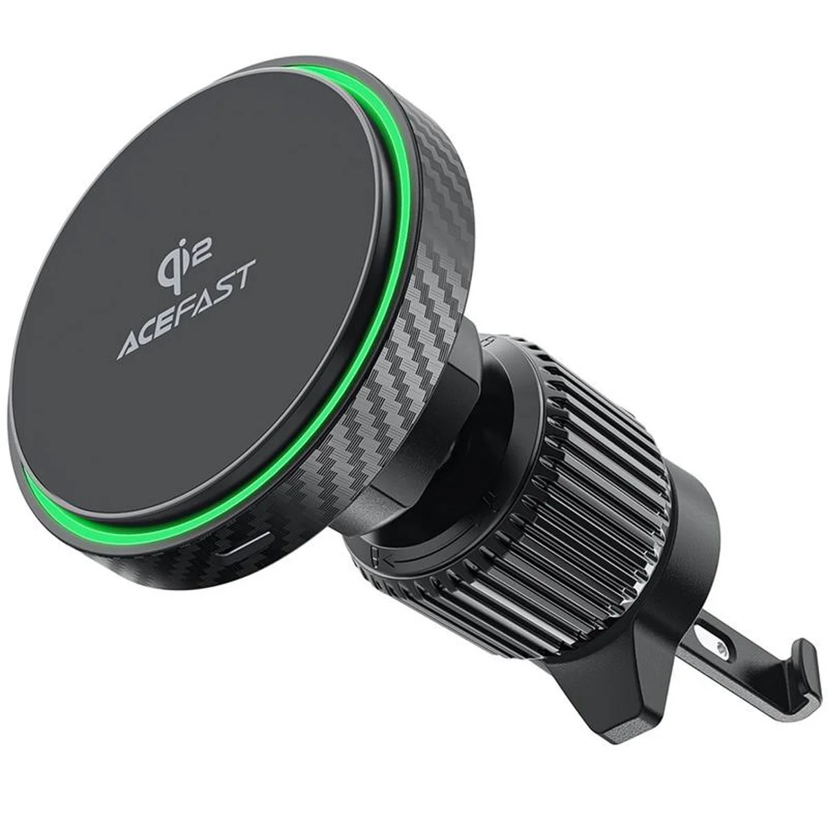 Автодержатель с БЗУ Acefast D33 Qi2 Magnetic Wireless Charging 15W Black